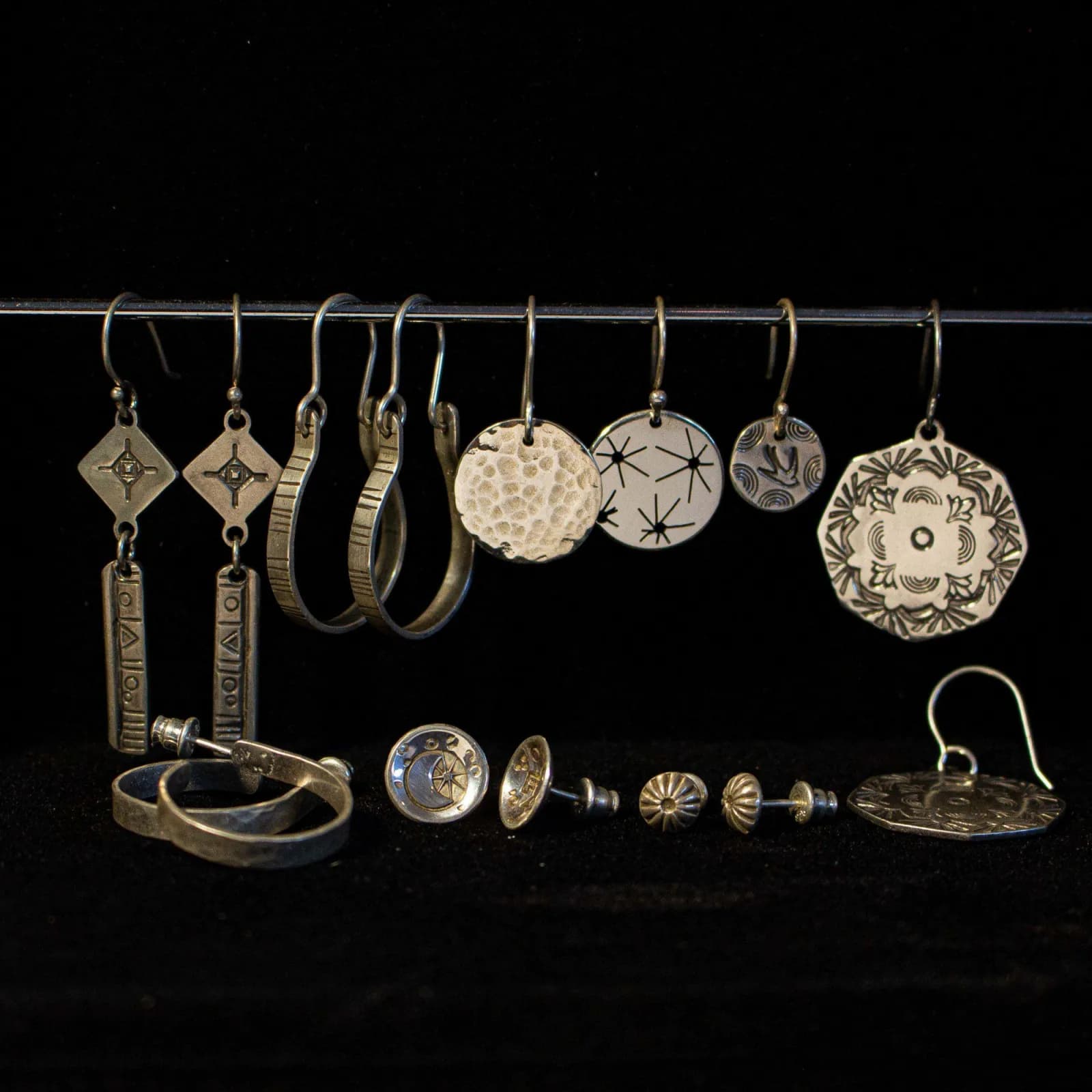 Silversmithing - Earrings