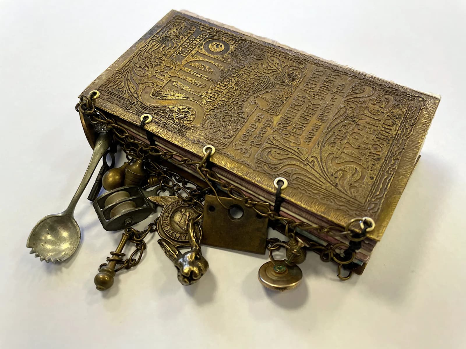 Metal Etching & Coptic Stitching Make a Bound Book