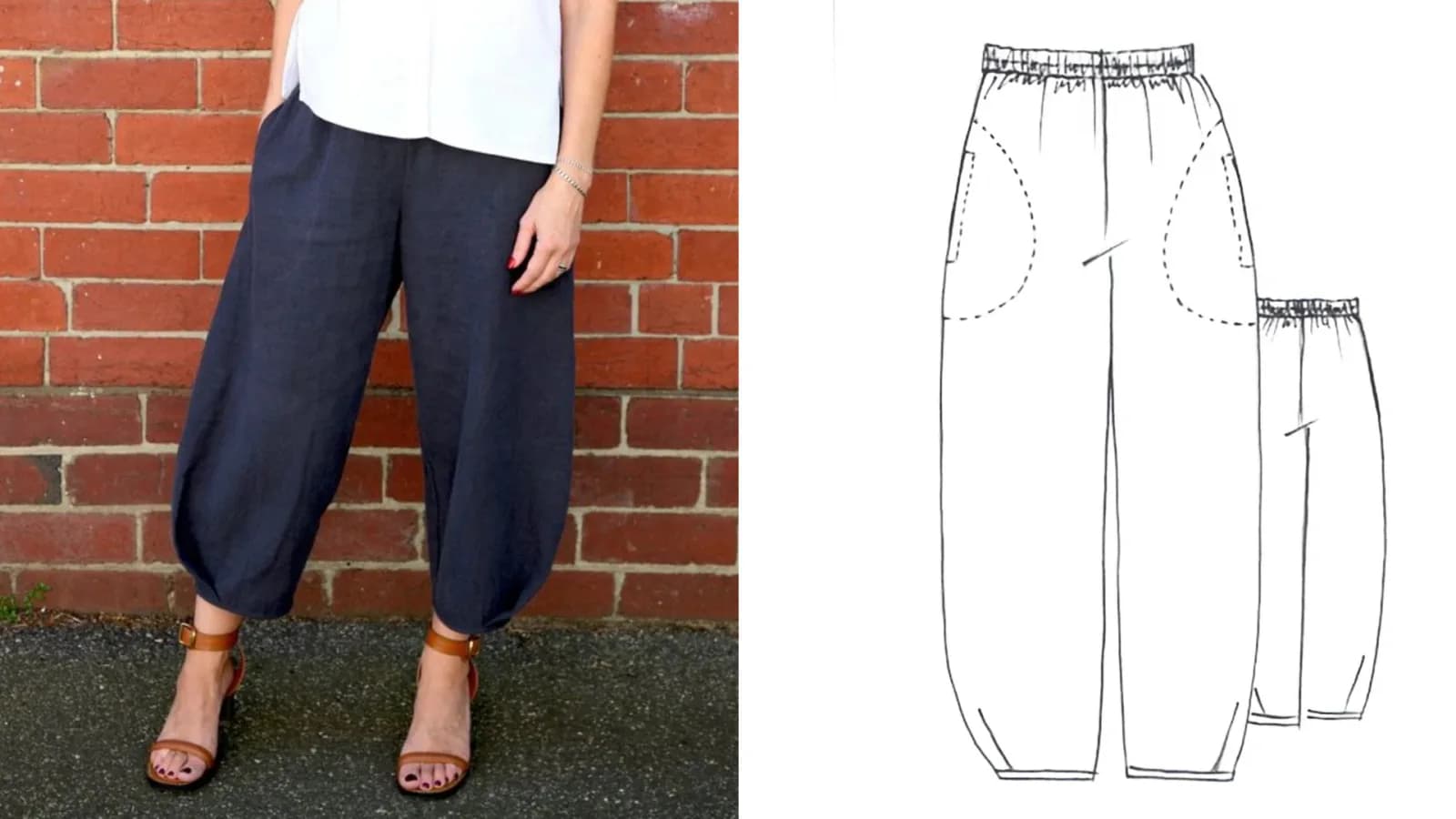 Intermediate Sewing – Tessuti Demi Pants