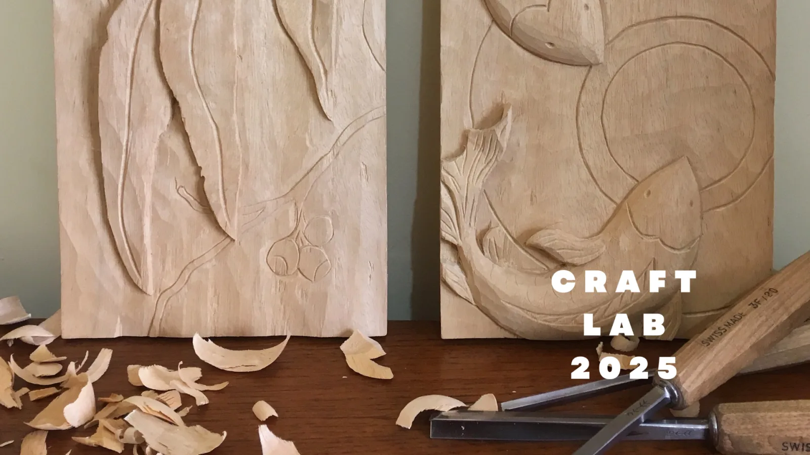 Relief Carving (Koi Fish or Gum Leaves)