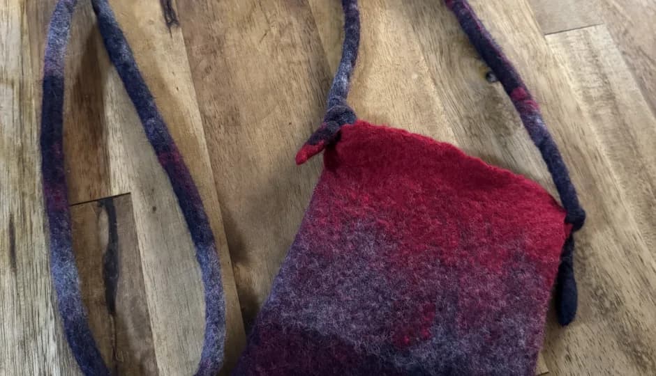 Wet Felt - Small Cross-Body Bag