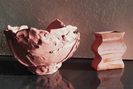 Slab Built Vase and Vessel