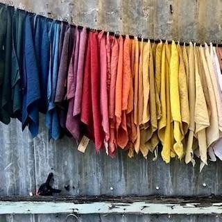 Natural Dye Colour Rainbow: Cotton