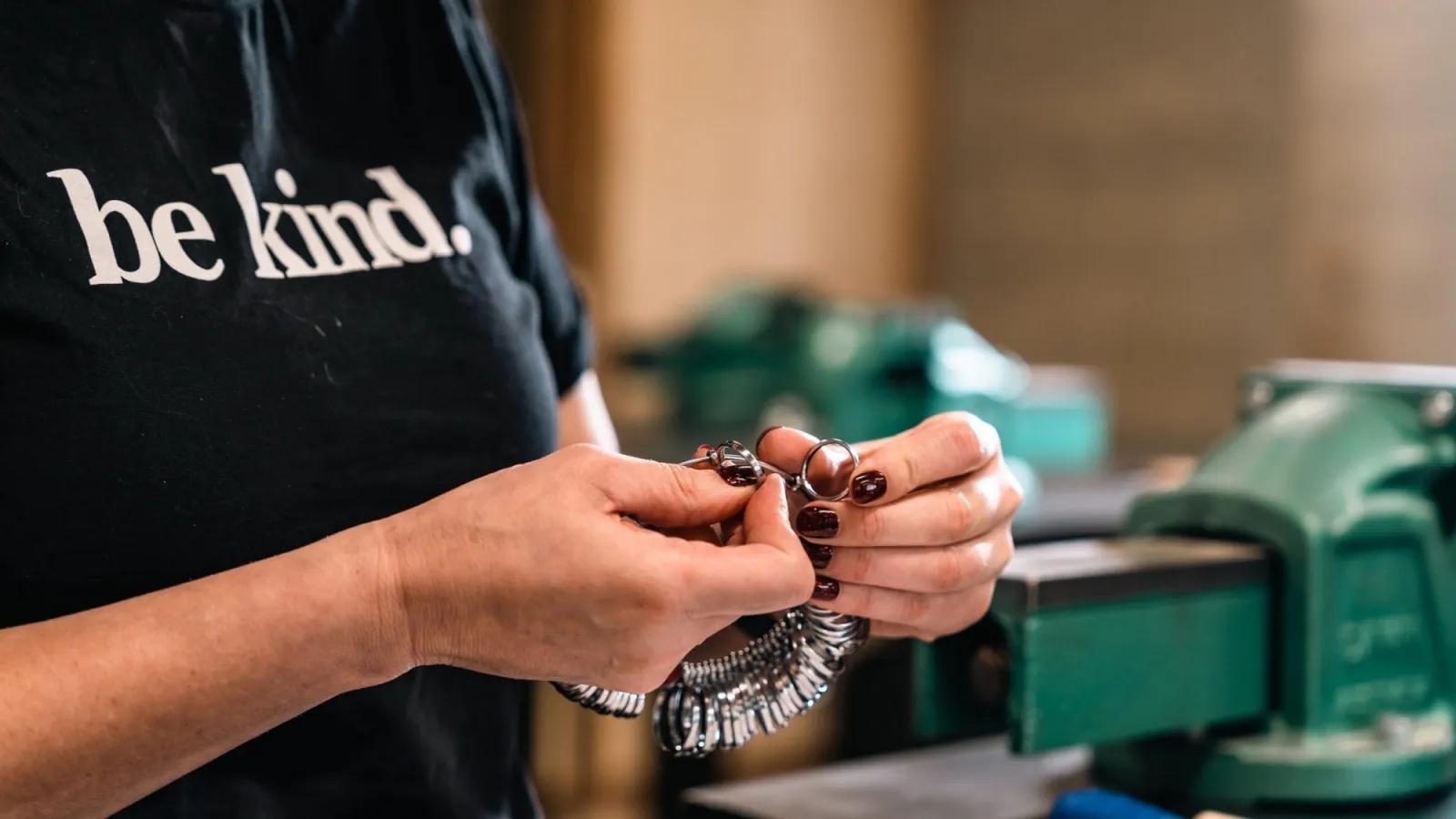 Silversmithing - Ring Making.