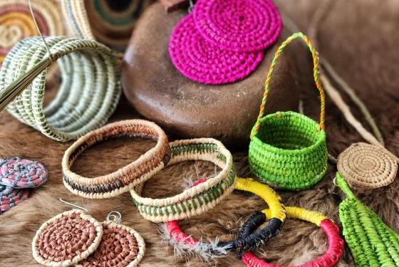 Wadawurrung Weaving - Wrapped and Coiled Sisal