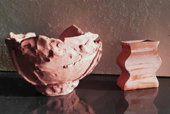 Slab Built Vase and Vessel