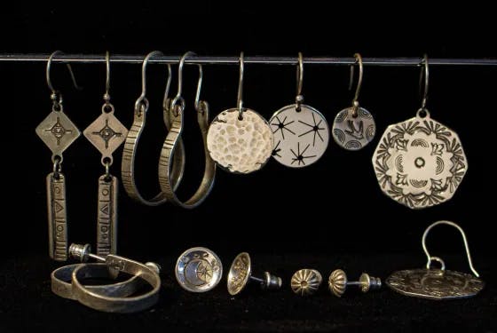 Silversmithing - Earrings