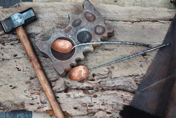 Forged and Formed: Copper Serving Utensil  